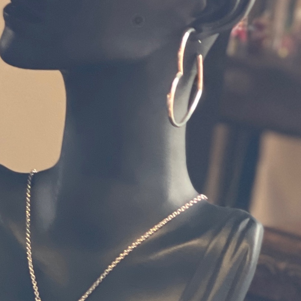 Solid Heart Hoops - image 2